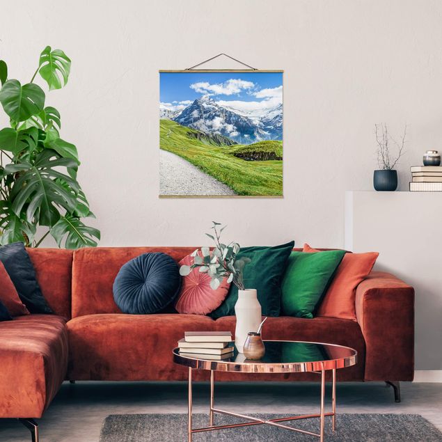 Tableau paysage Panorama de Grindelwald