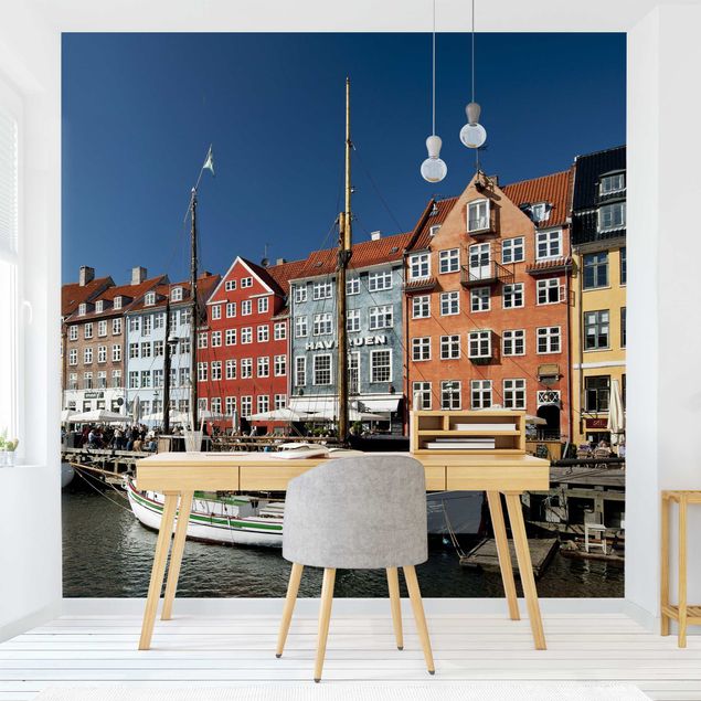 Papier peint moderne Port à Copenhague