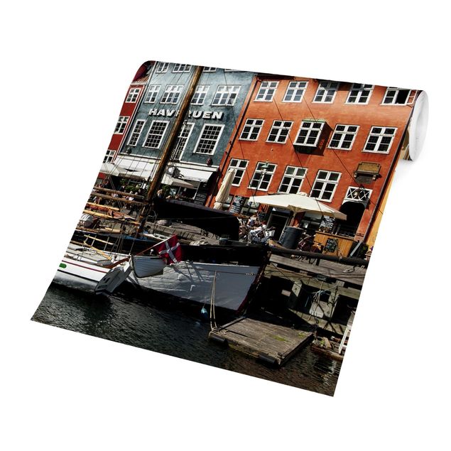 Papier peint panoramique Port à Copenhague