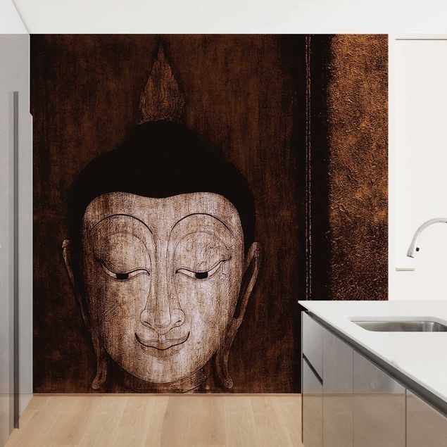 Papier peint zen Happy Buddha