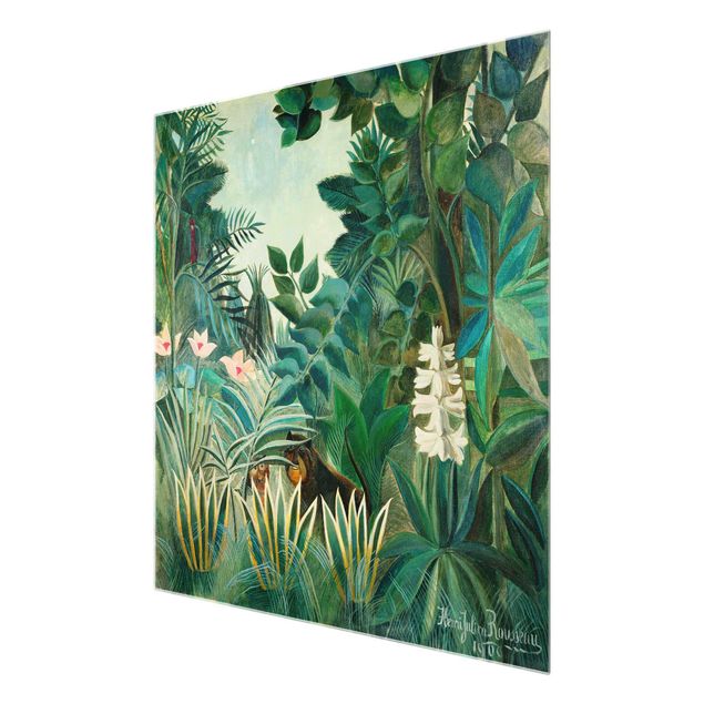 Tableaux modernes Henri Rousseau - La jungle équatoriale