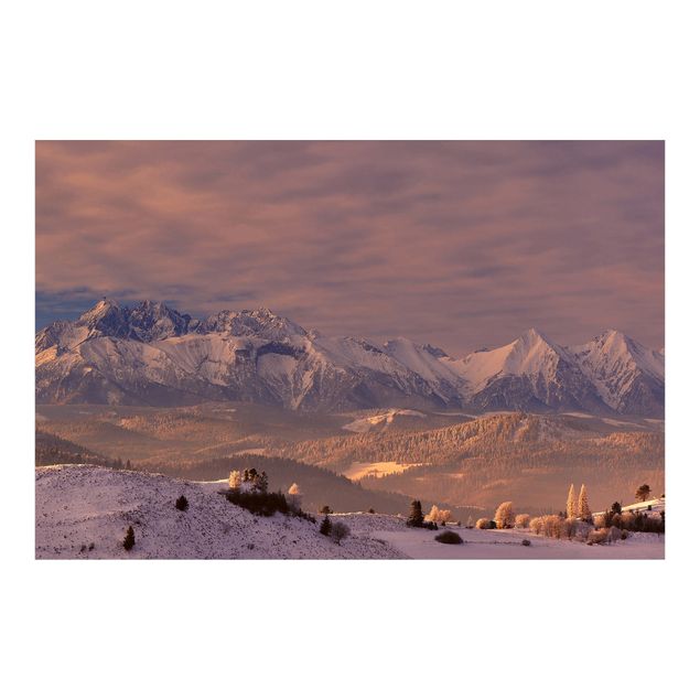 Papier peint beige High Tatra In The Morning
