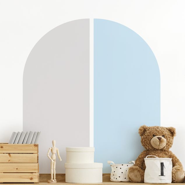 Déco chambre bébé Semi-arc Set Light Grey - Pastel Blue