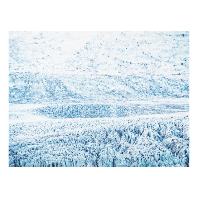 Tableau verre paysage Motif de Glacier Islandais