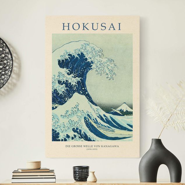 Tableaux modernes Katsushika Hokusai - La grande vague de Kanagawa - Édition musée