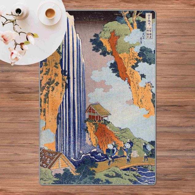 tapis coloré Katsushika Hokusai - Ono Waterfall