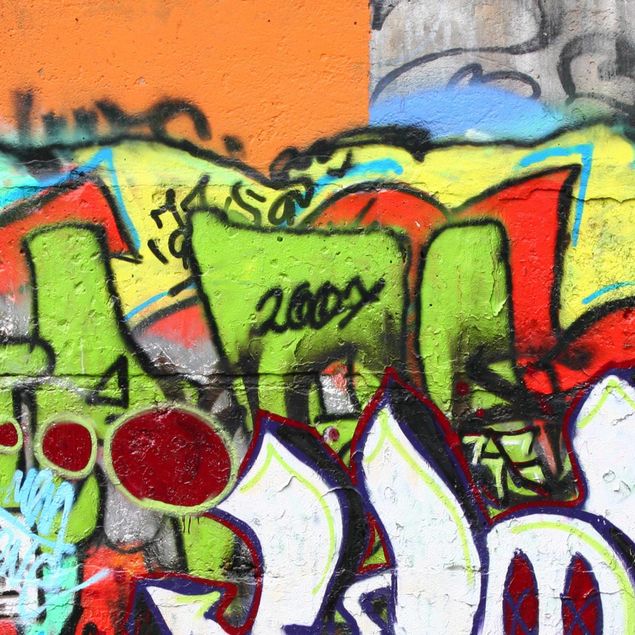 Papier peint moderne Mur de Graffiti