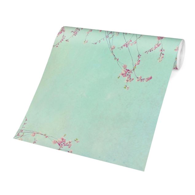 Papier peint panoramique Aspiration d'une fleur de cerisier