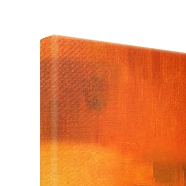 Tableaux de Petra Schüßler Composition en orange et brun 03