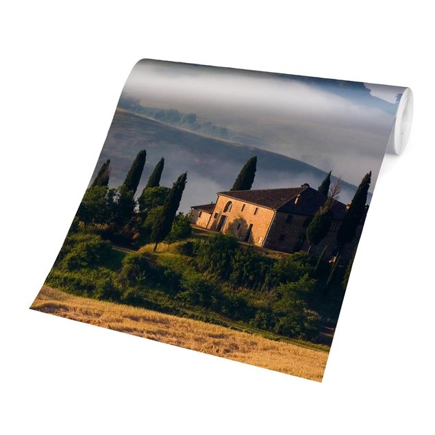 Papier peint panoramique Domaine de campagne en Toscane
