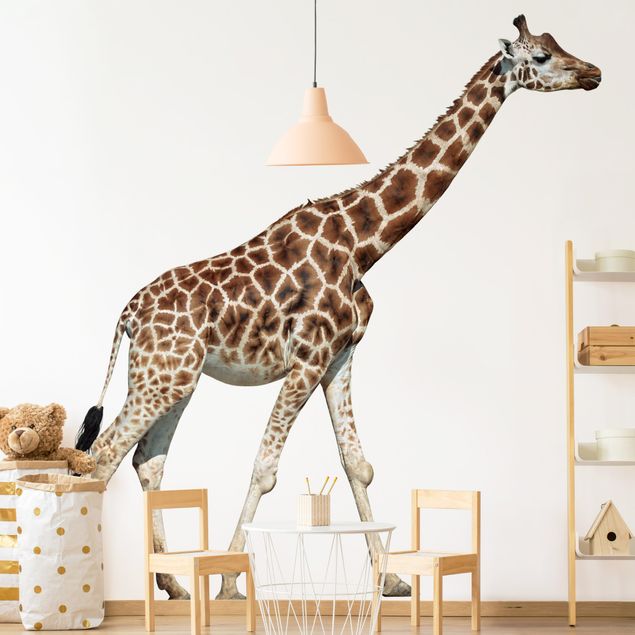 Déco chambre bébé Girafe qui court
