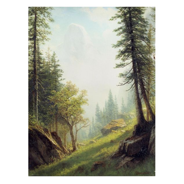 Tableau montagnes Albert Bierstadt - Parmi les Alpes bernoises