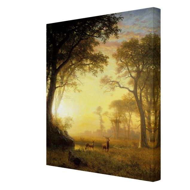Tableaux moderne Albert Bierstadt - Lumière dans la forêt