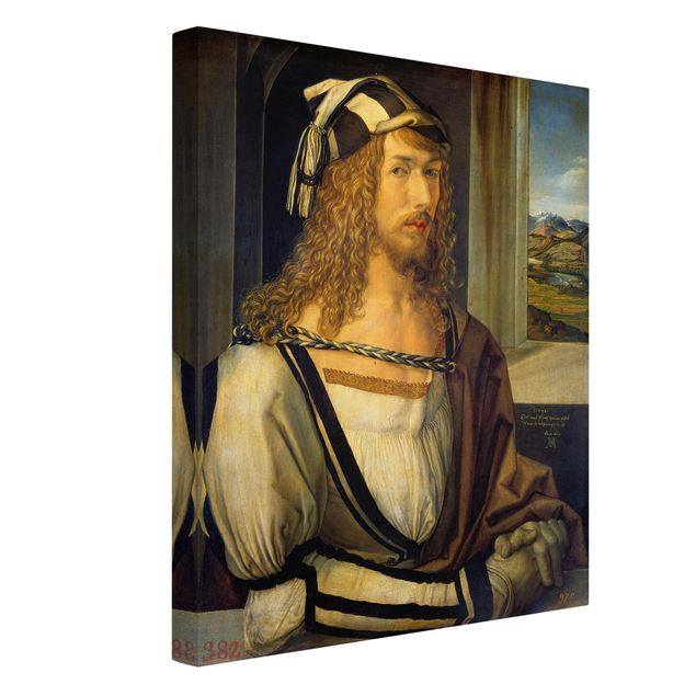 Tableau portrait Albrecht Dürer - Autoportrait à 26 ans