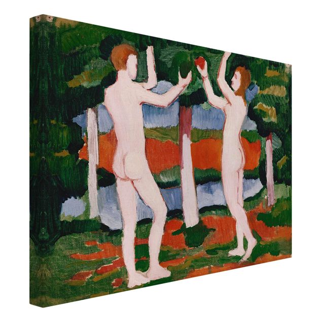 Tableaux modernes August Macke - Adam et Eve