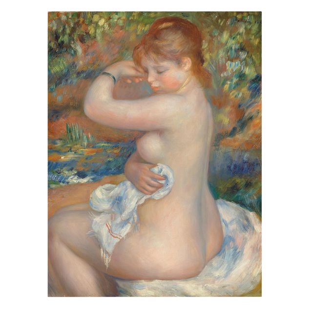 Tableaux portraits Auguste Renoir - Après le bain