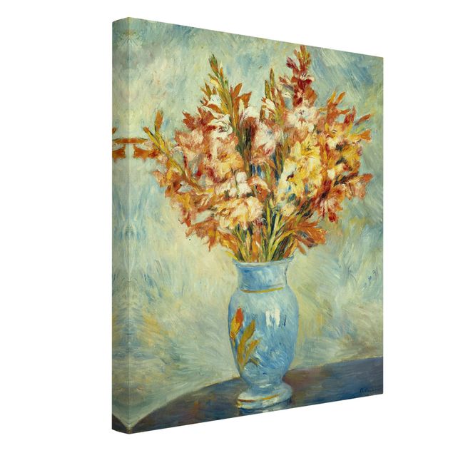 Tableaux modernes Auguste Renoir - Gaïeuls dans un vase bleu
