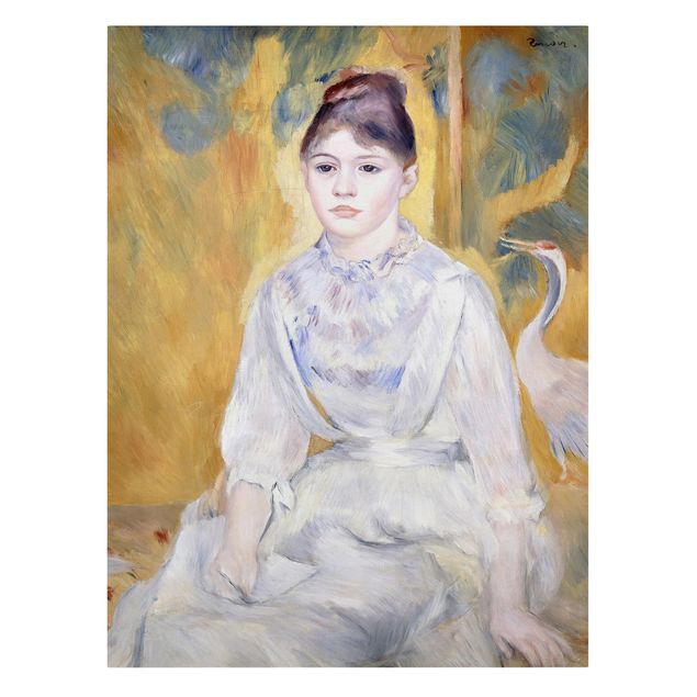 Tableaux modernes Auguste Renoir - Jeune fille avec un cygne