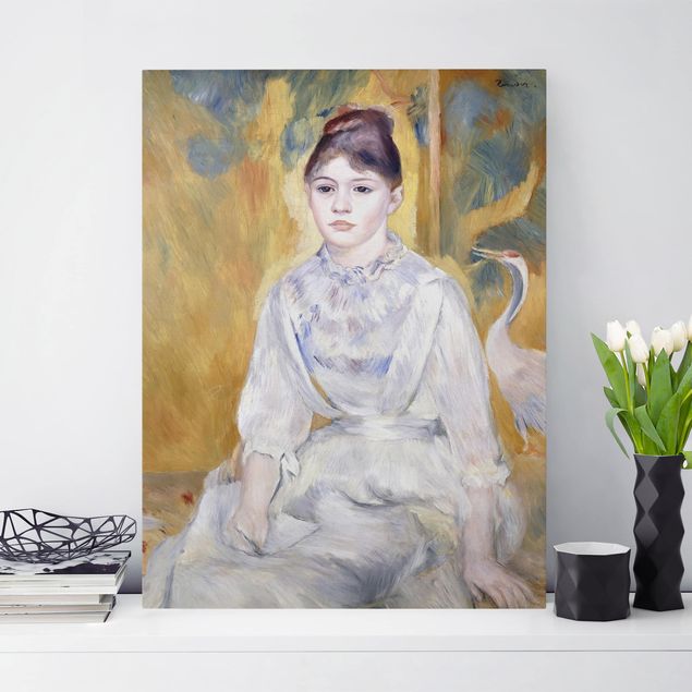 Décorations cuisine Auguste Renoir - Jeune fille avec un cygne
