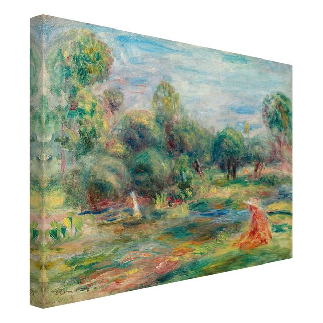 Tableaux arbres Auguste Renoir - Paysage à Cagnes