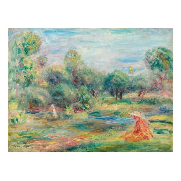 Tableaux Artistiques Auguste Renoir - Paysage à Cagnes