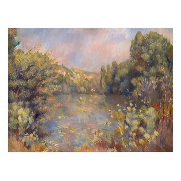 Tableaux Artistiques Auguste Renoir - Paysage au bord du lac