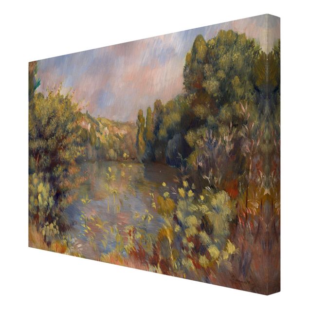 Tableaux modernes Auguste Renoir - Paysage au bord du lac