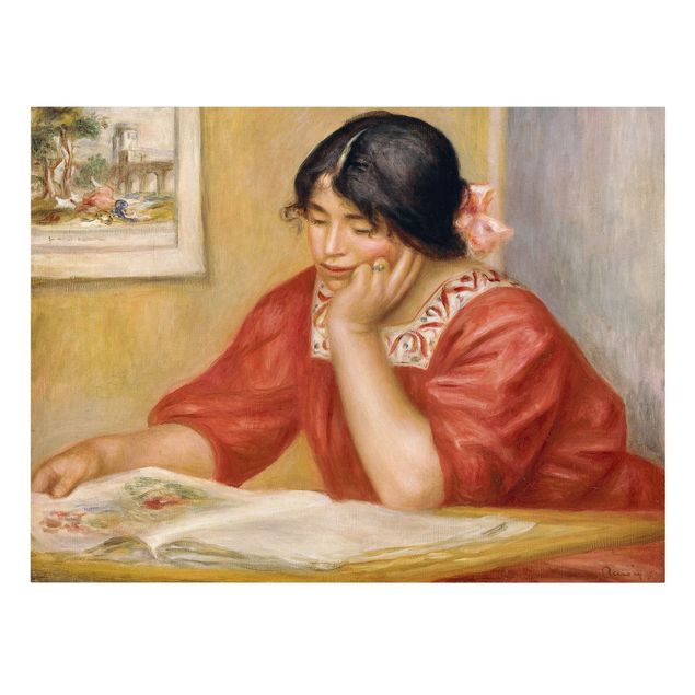Tableau portraits Auguste Renoir - Léontine lisant