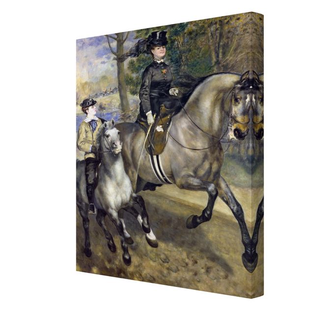Tableaux modernes Auguste Renoir - Chevauchée dans le Bois de Boulogne