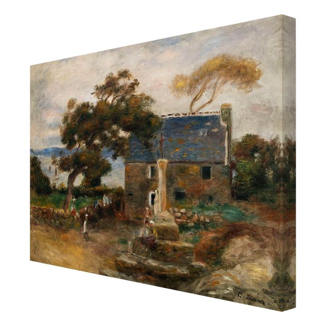 Reproduction tableau sur toile Auguste Renoir - Tréboul près de Douardenez, Bretagne