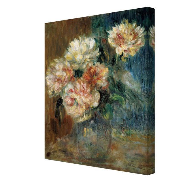 tableaux floraux Auguste Renoir - Vase de pivoines