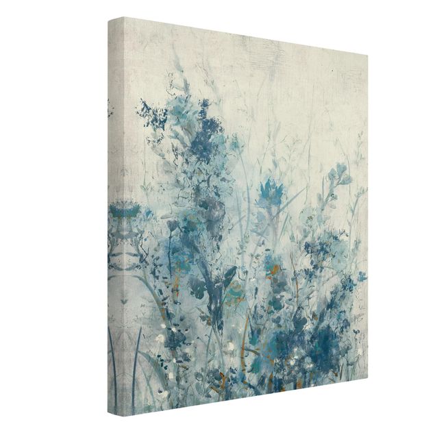Tableau floral mural Blue Spring Meadow I