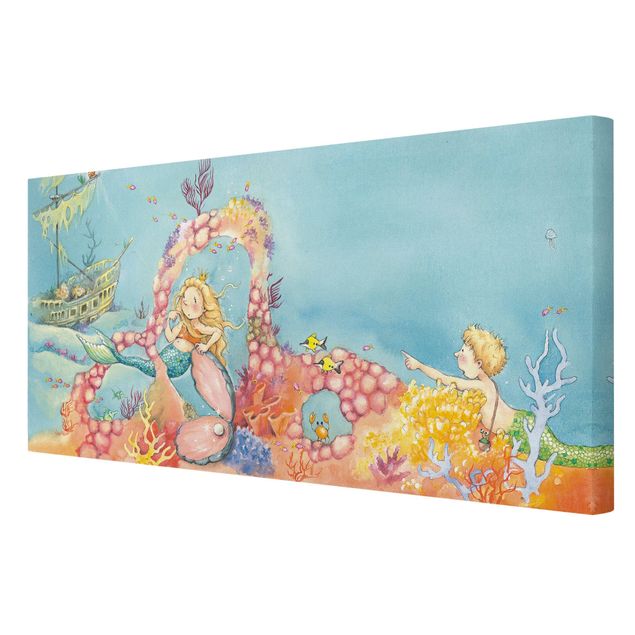 Impression sur toile - Matilda The Little Mermaid - Bubble The Pirate