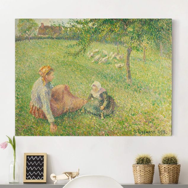 Décorations cuisine Camille Pissarro - Le pâturage des oies