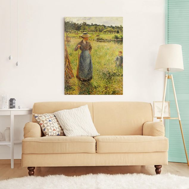 Tableaux Impressionnisme Camille Pissarro - Le faucheur