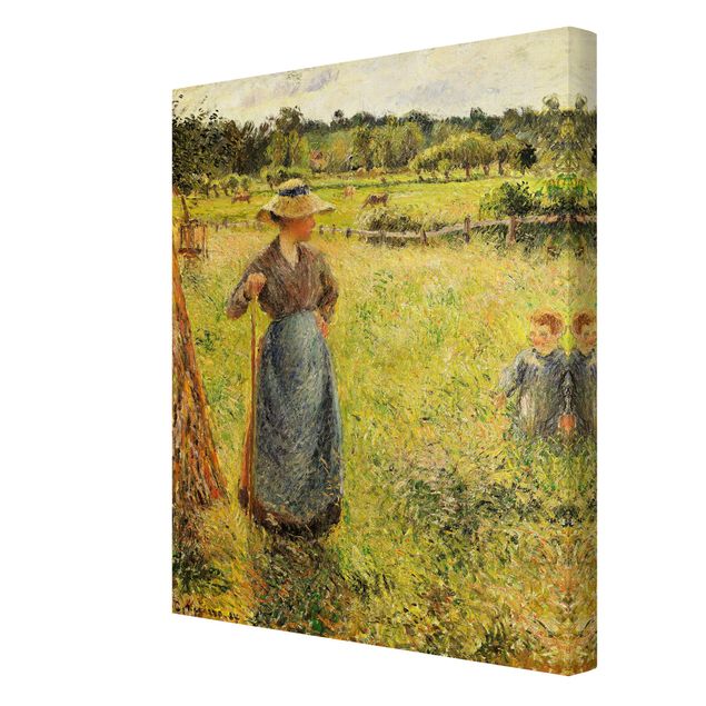 Tableau Romantisme Camille Pissarro - Le faucheur