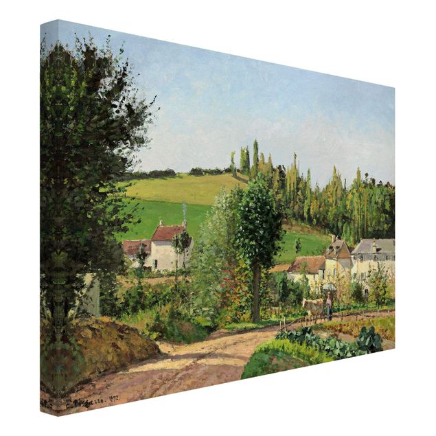 Courant artistique Postimpressionnisme Camille Pissarro - Hameau dans les collines surélevées de Pontoise