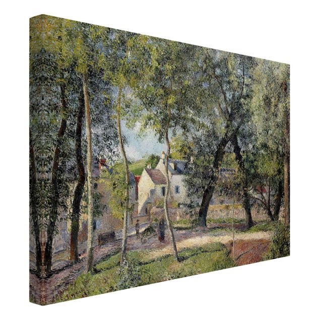 Tableau en pointillisme Camille Pissarro - Paysage à Osny près de l'abreuvoir