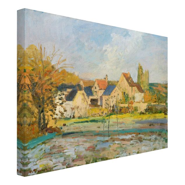 Tableaux pointillisme Camille Pissarro - Paysage près de Pontoise