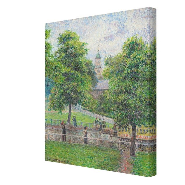 Tableau London Camille Pissarro - L'église Sainte-Anne, Kew, Londres