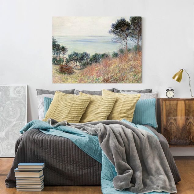 Tableau impressionniste Claude Monet - La côte de Varengeville