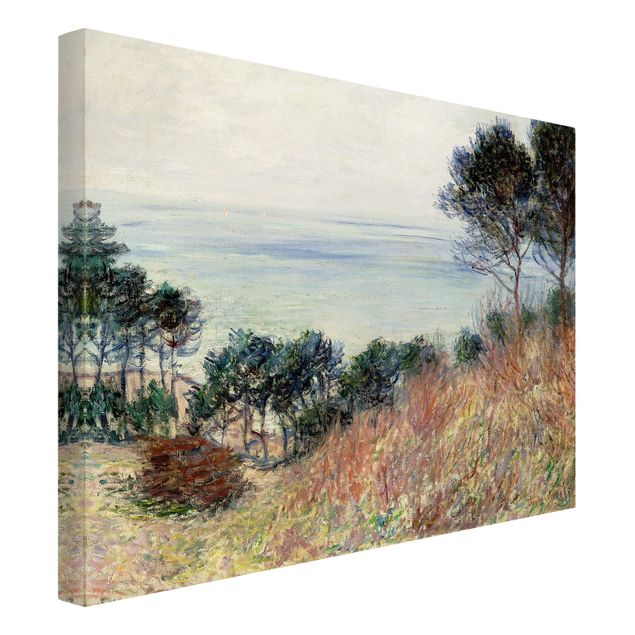 Tableau mer Claude Monet - La côte de Varengeville