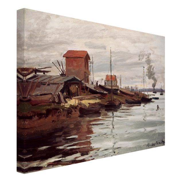 Tableau bord de mer Claude Monet - La Seine au Petit-Gennevilliers