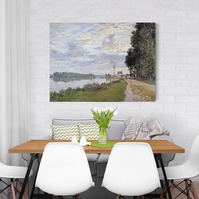 Tableau paysages Claude Monet - Le front de mer d'Argenteuil