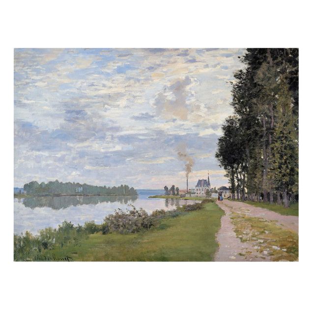 Tableaux moderne Claude Monet - Le front de mer d'Argenteuil