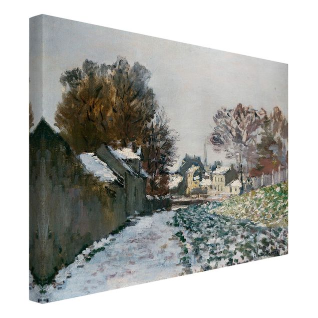 Tableaux Artistiques Claude Monet - Neige à Argenteuil