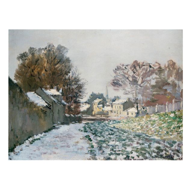 Tableaux modernes Claude Monet - Neige à Argenteuil