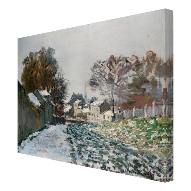 Tableaux nature Claude Monet - Neige à Argenteuil