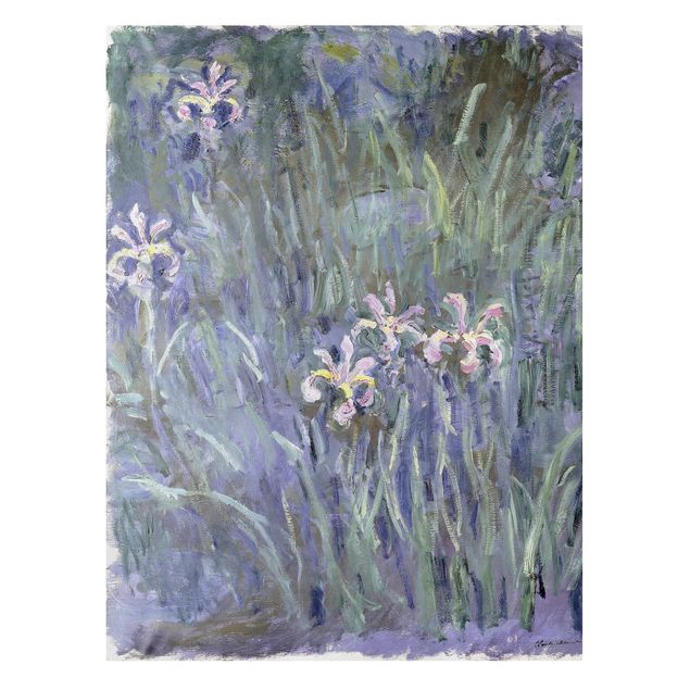 tableaux floraux Claude Monet - Iris