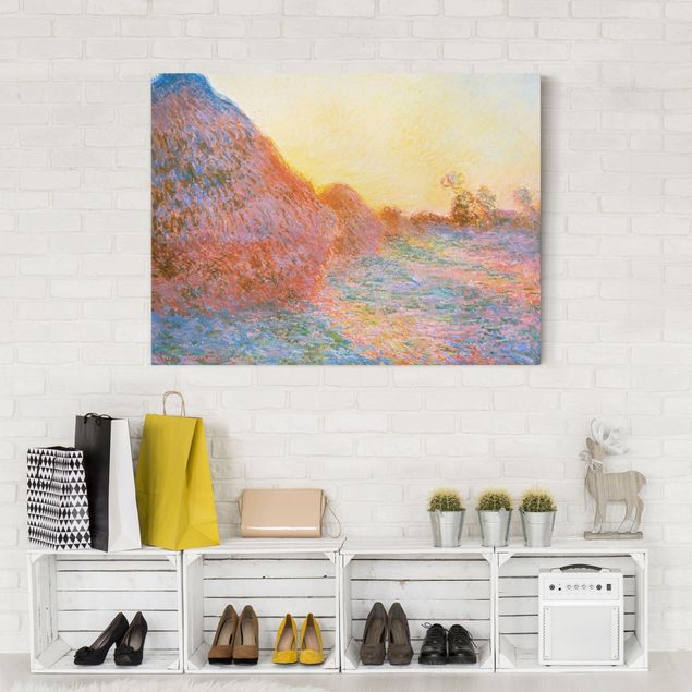 Tableau paysages Claude Monet - Botte de foin au soleil